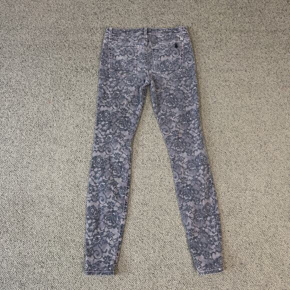 Joes Skinny Chantilly Lace Floral Jeans US Womens 27 - Picture 4 of 7